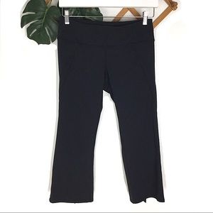 Athleta | Black Workout Crop Leggings Size Small